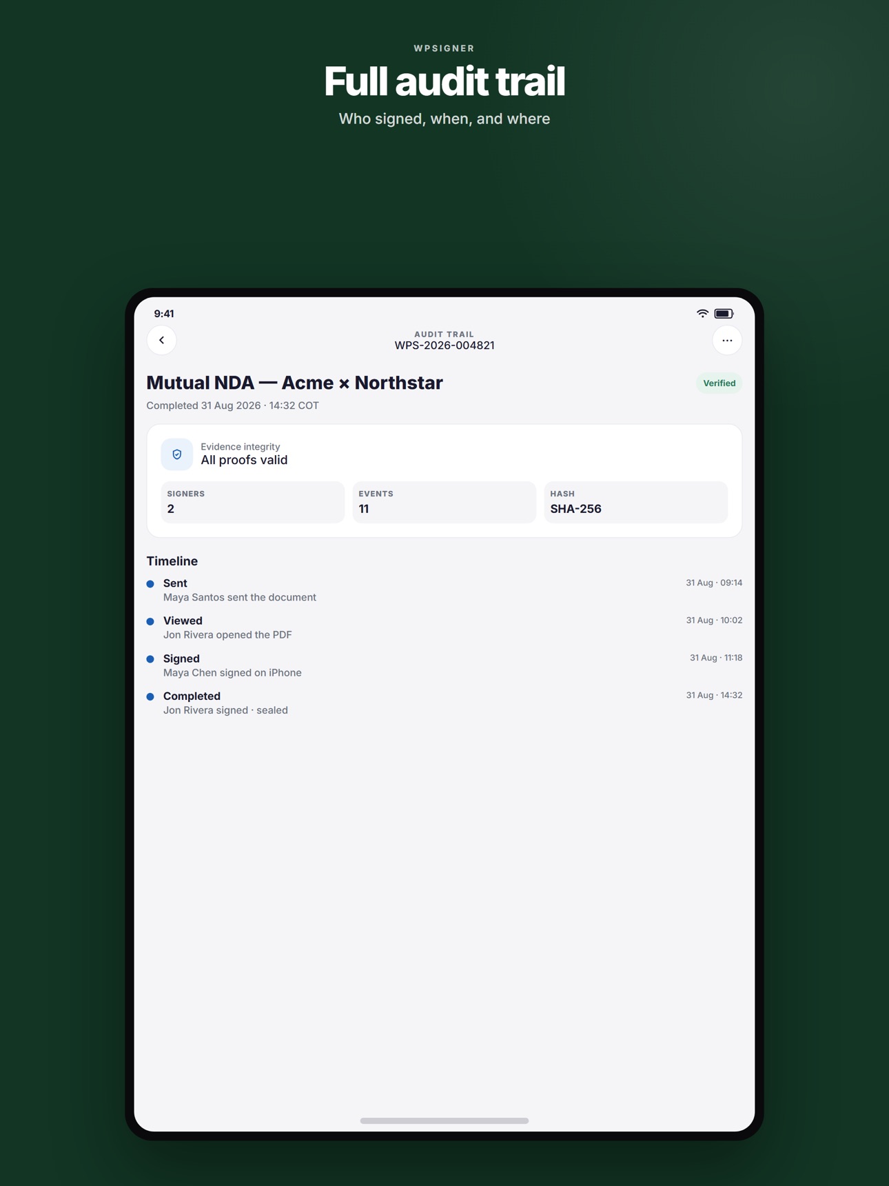 Screenshot 12 of WPsigner