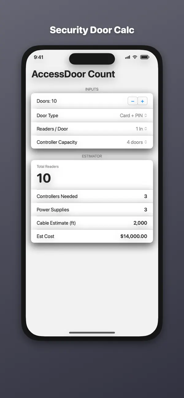 Screenshot #3 pour AccessDoor Count