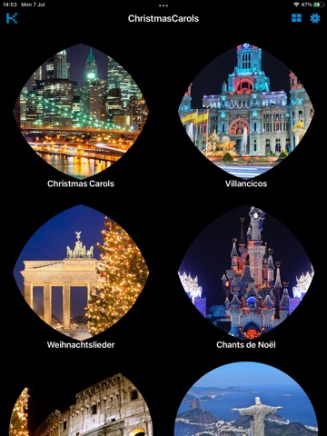 Christmas Carols · iPad screenshot
