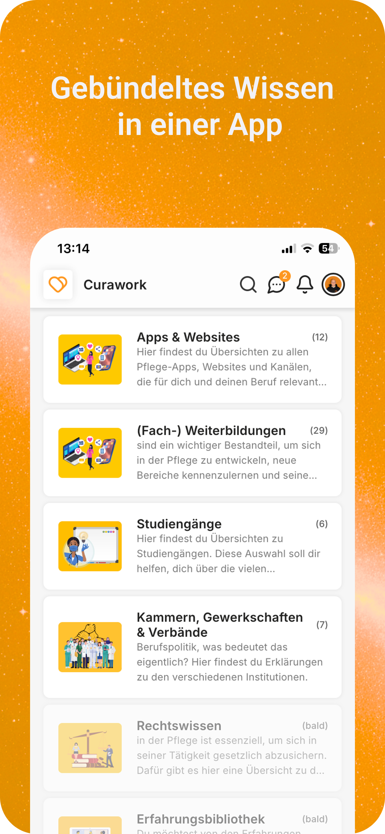 Curawork: Dein Pflege-Netzwerk