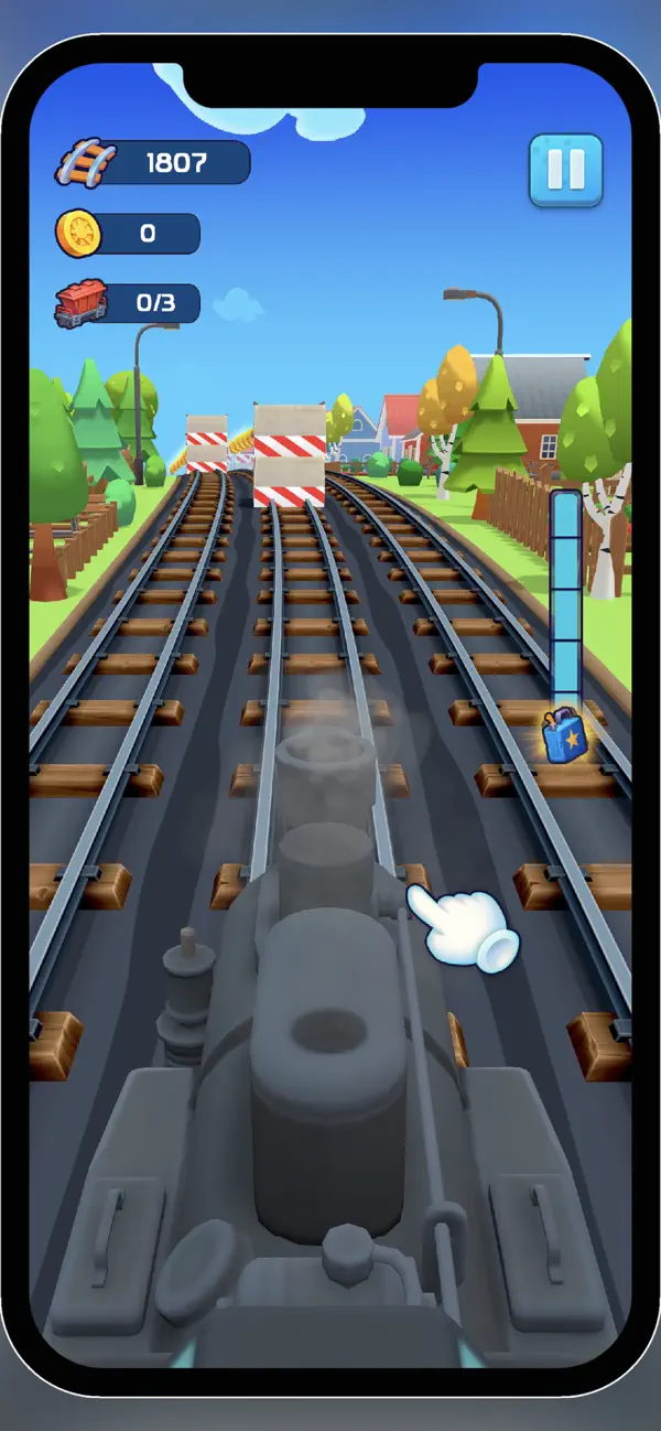 Screenshot #1 pour Железнодорожная гонка