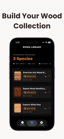 Wood Identifier: CorkID screenshot