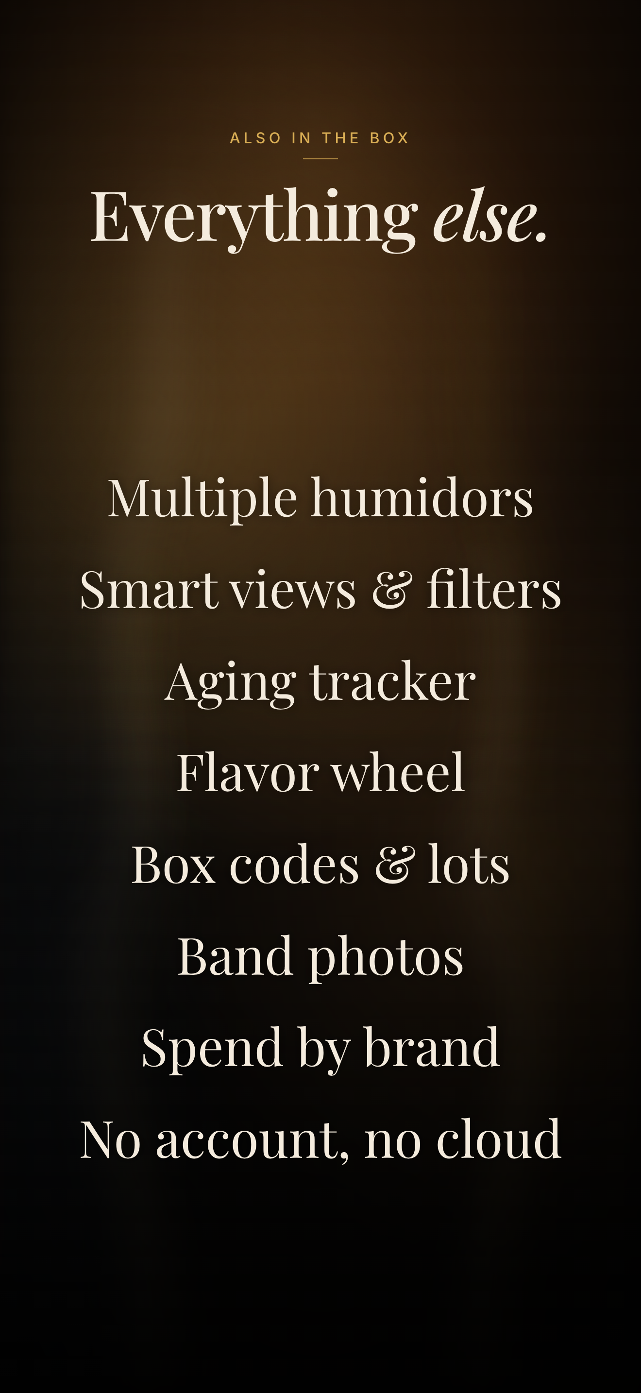 Cigar Humidor & Journal screenshot 8