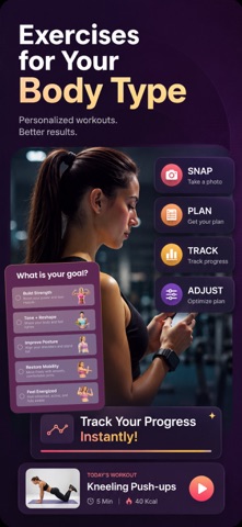 TransformFitAI: Women 40+ iPhone screenshot