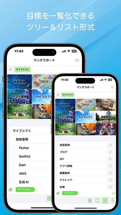 マンダラボード | マンダラ形式の目標達成シート screenshot-3