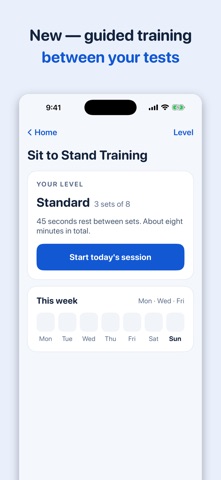 Sit to Stand: Longevity Test screenshot