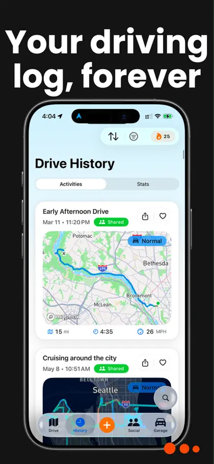 Screenshot 5 von 6 zu Open Road: Speed Tracker GPS