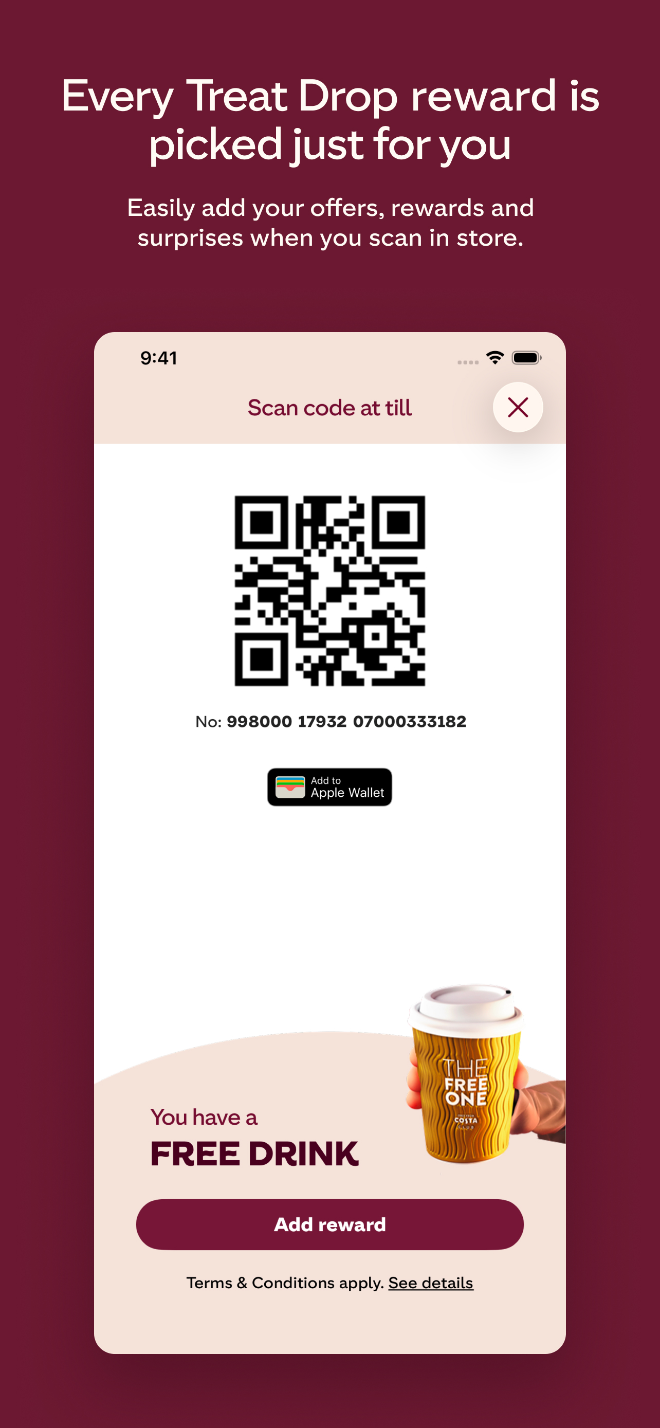 Costa Coffee Club screenshot 5