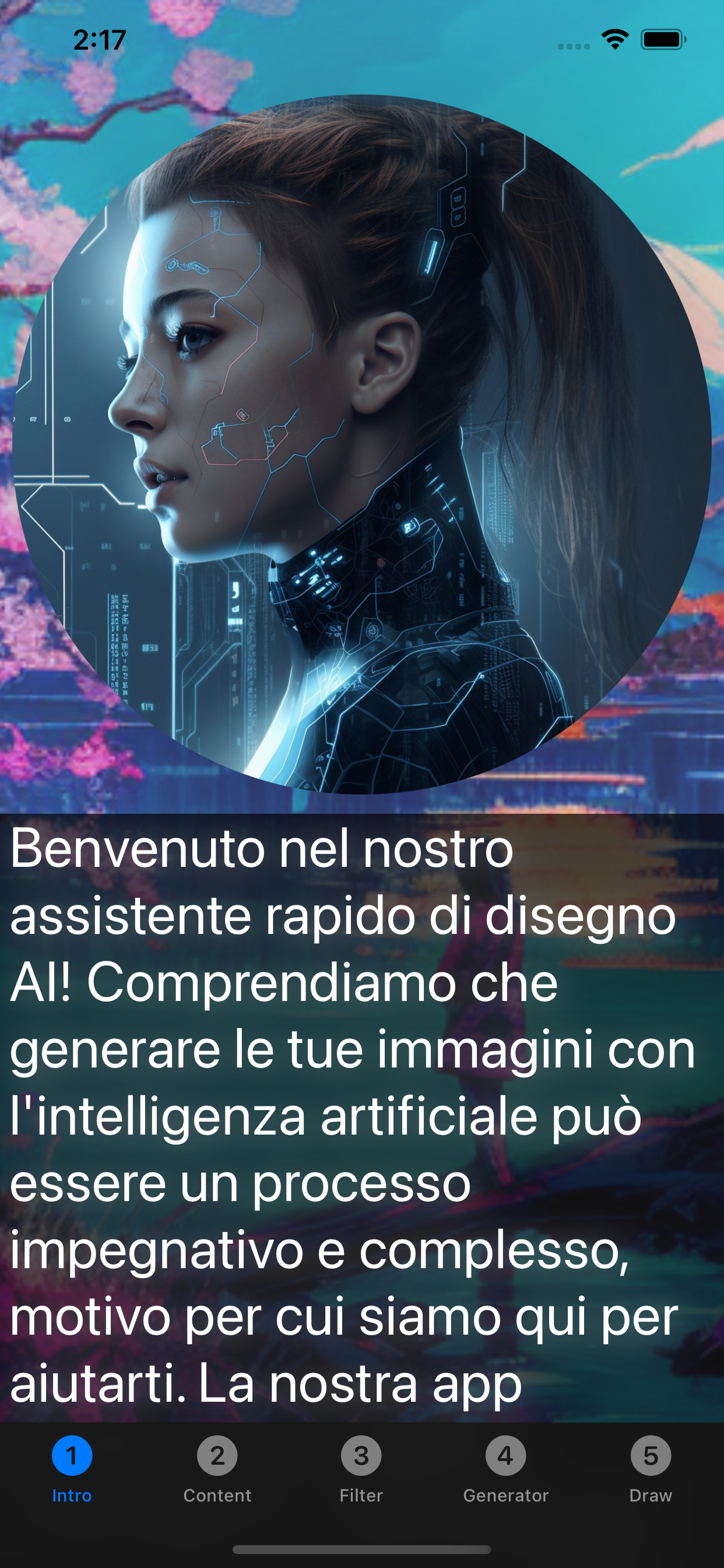 Prompt di disegno AI