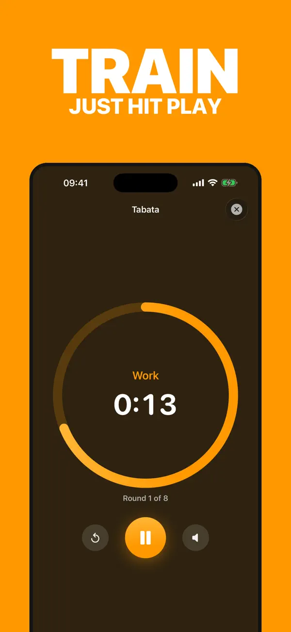 Screenshot #1 pour Tabata Timer: HIIT Intervals