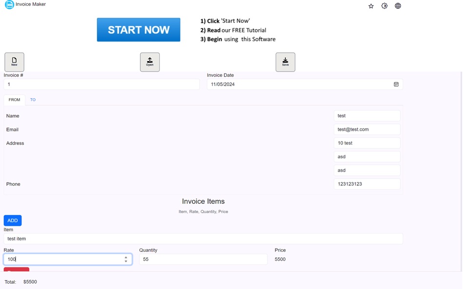 Invoice Maker Offline (macOS) 由: Hopebest Inc Limited