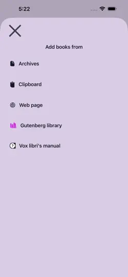Vox Libri iPhone Screenshot 4