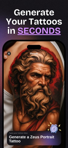 Inkspire - AI Tattoo Generator screenshot