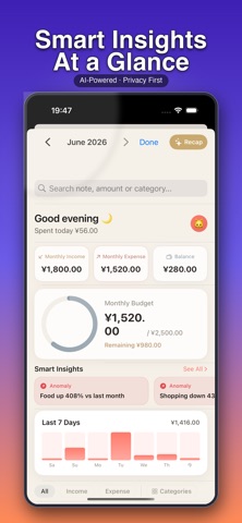 Budget Snap: Bookkeeping Screenshot 1 of 5