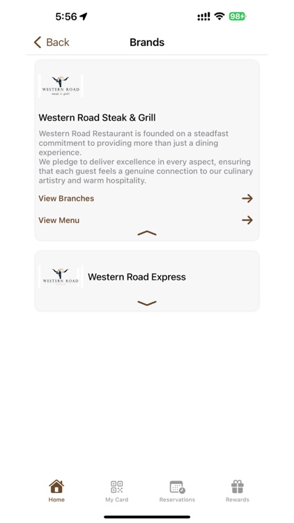 Western Road Restaurants screenshot-3