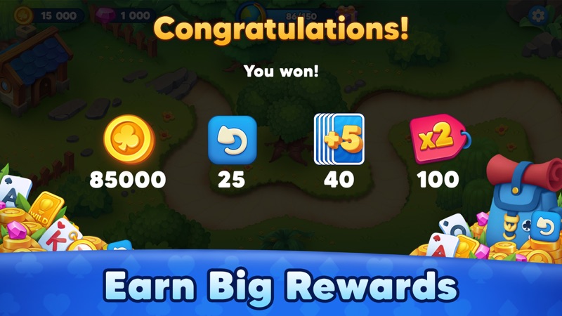 Solitaire Adventures Tripeaks screenshot 7