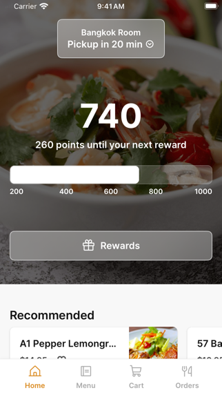 Bangkok Room app screenshot