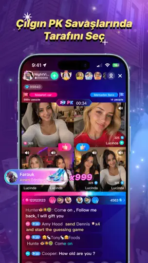 Kimy-Sohbet,Canlı Yayın,Drama iPhone Ekran Görüntüsü 2