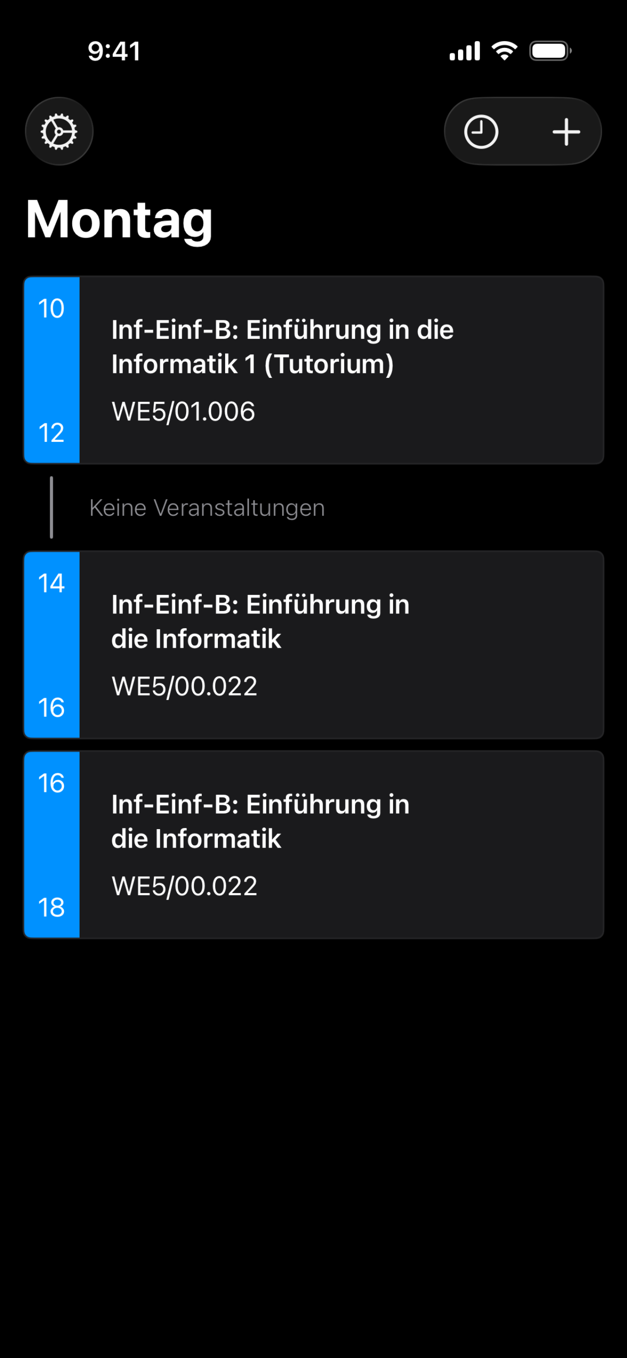 Stundenplan Uni Bamberg screenshot 7