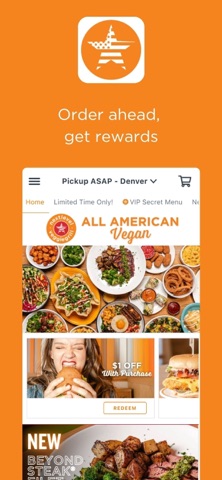 Next Level Veggie Grill app screenshot