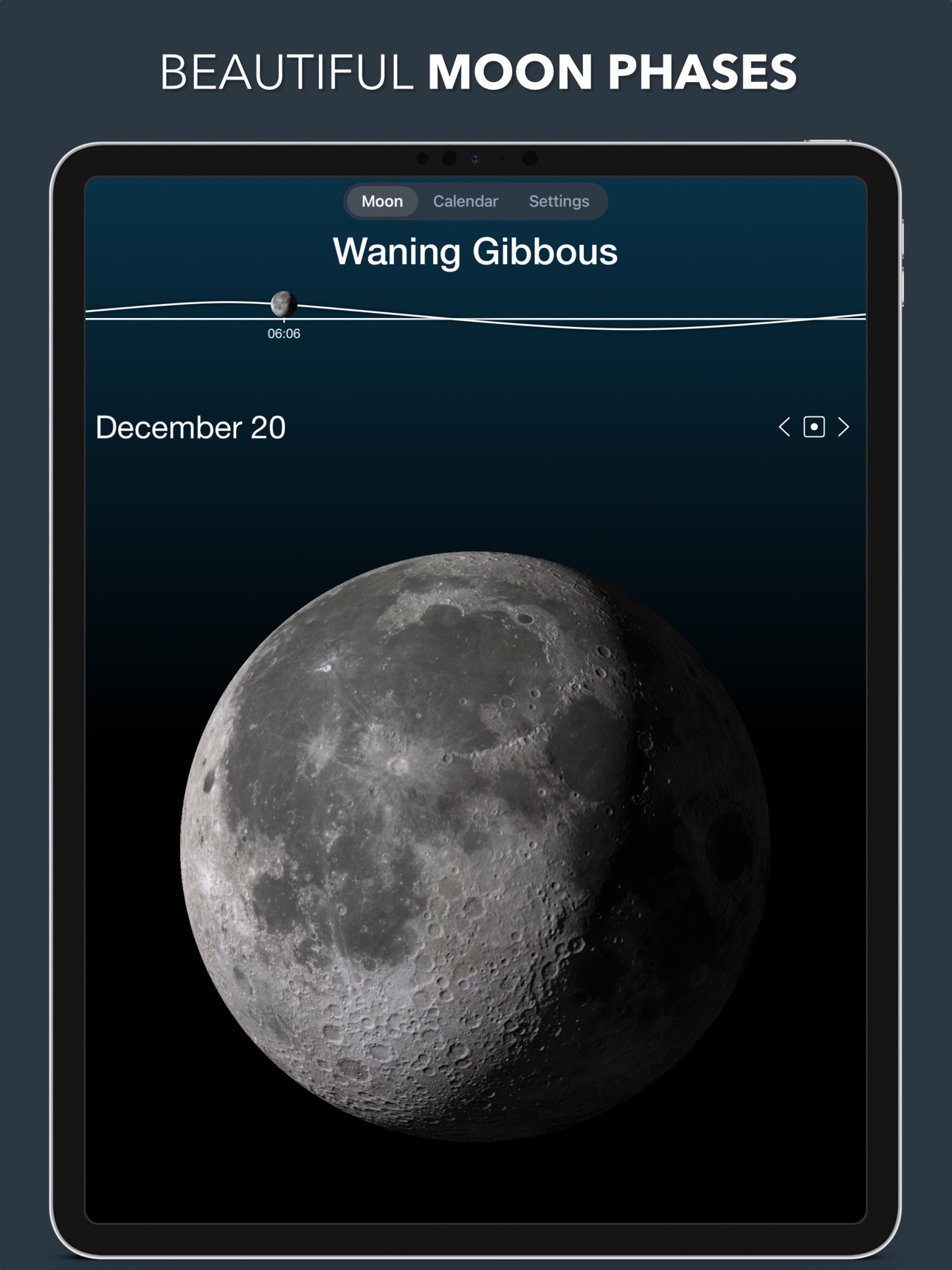 Lunar - Moon Phase & Widget screenshot 1
