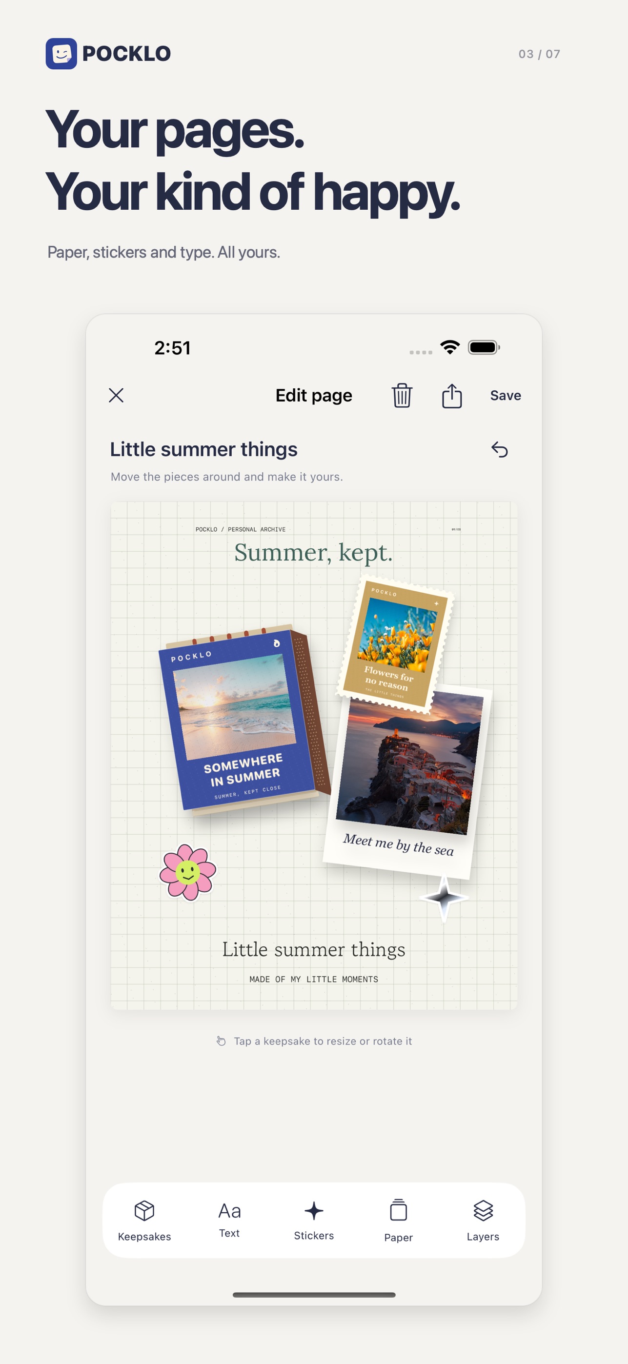 Screenshot 3 of POCKLO: Photo Scrapbook