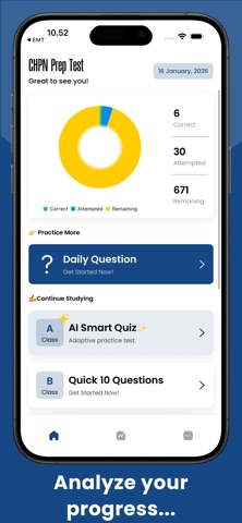 CHPN Practice Test Prep iPhone screenshot
