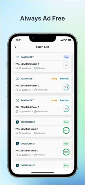 PAL-EBM Exam Simulator screenshot 3