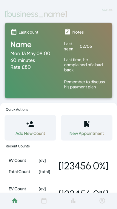 EV Counting Screenshot