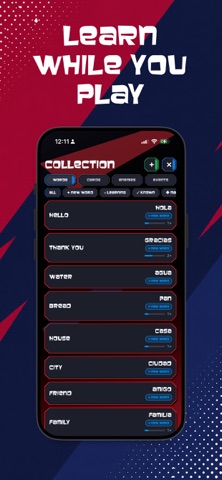 WordSpire Adventure iPhone screenshot