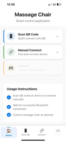 Massage Chair Control screenshot