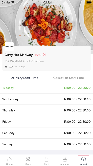Curry Hut Medway Screenshot