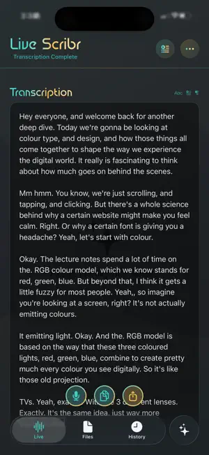 Scribr. screenshot 2