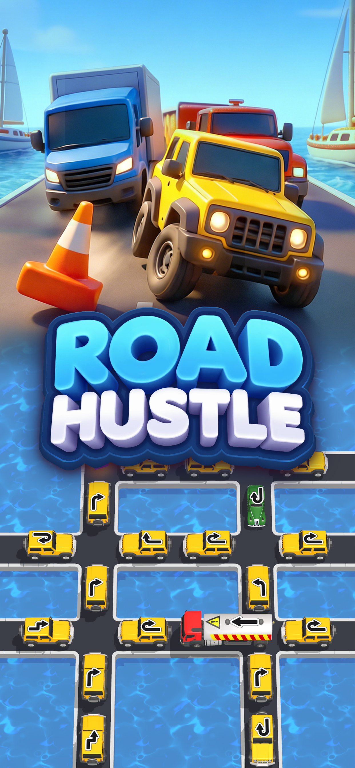 Road Hustle:Tap, Solve, Escape