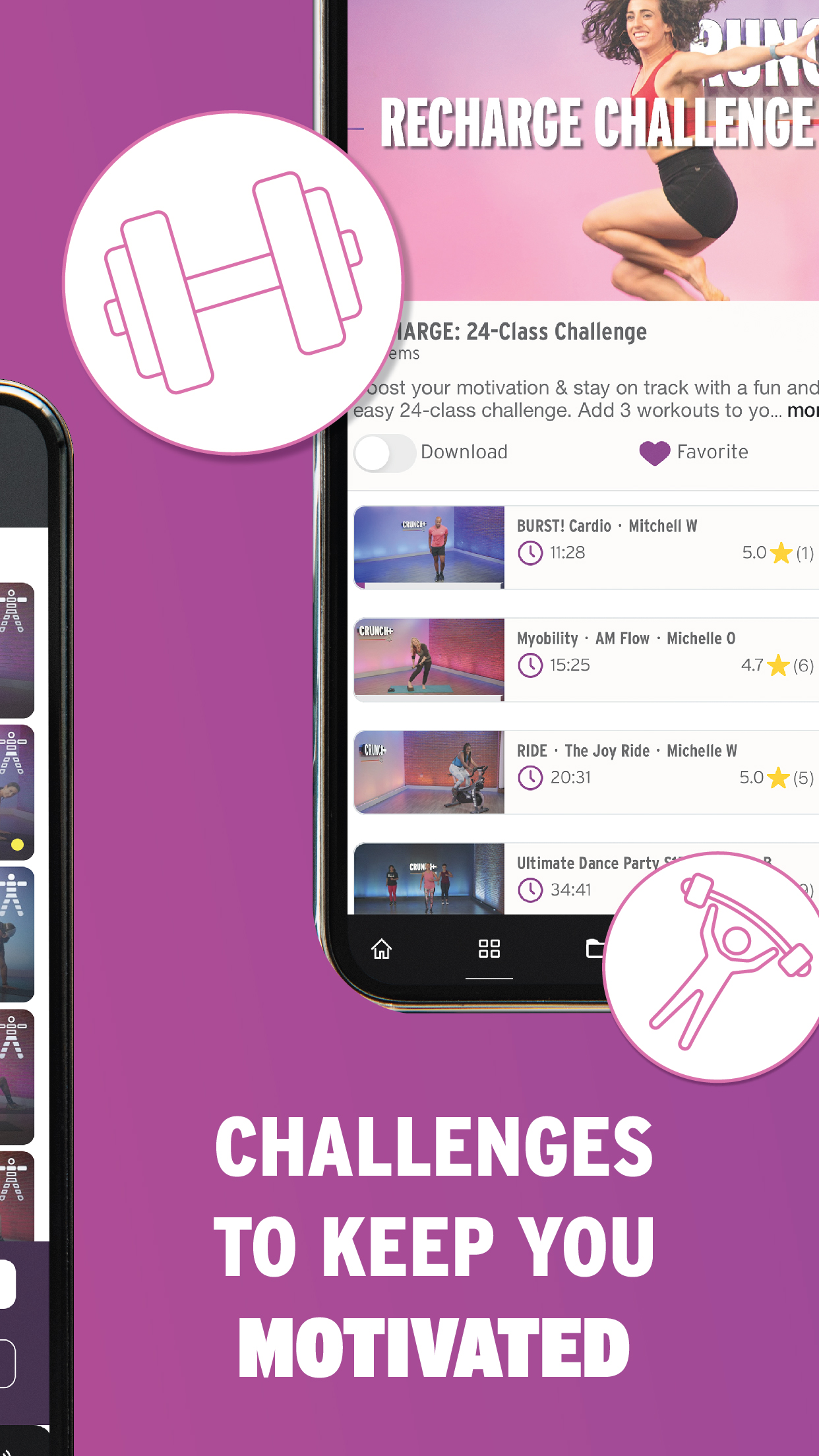 Crunch+ On-Demand Fitness