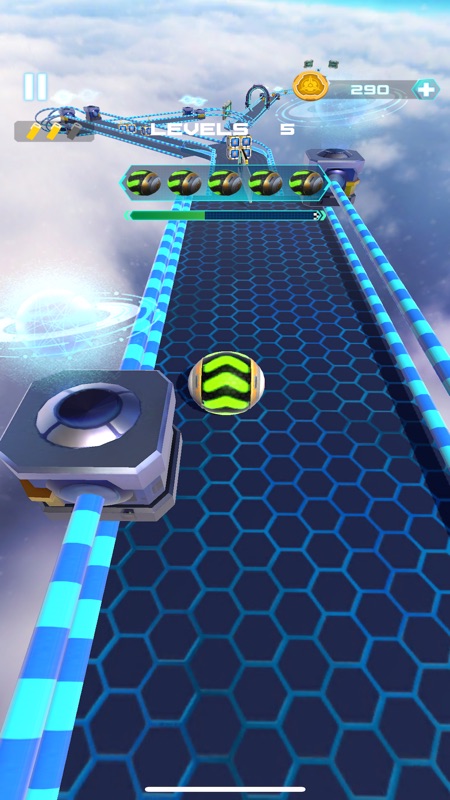 Space Rolling Balls Race screenshot 5