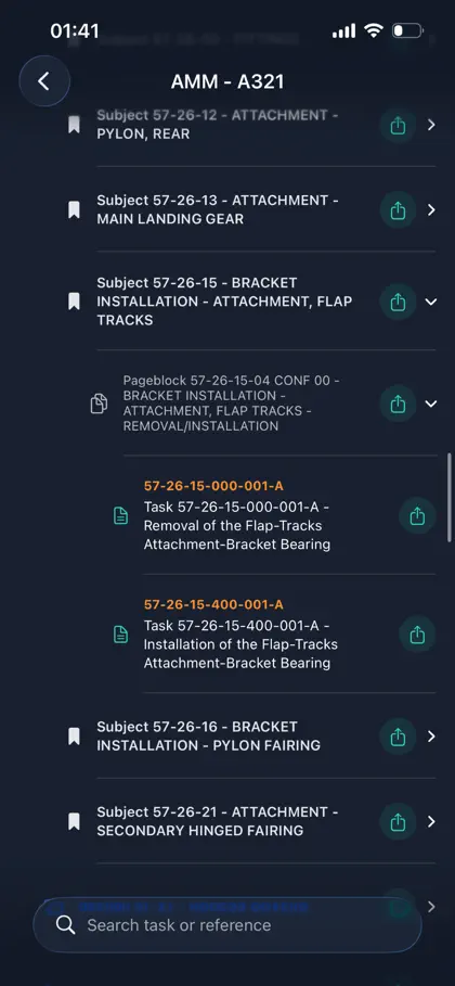 Screenshot 3 di 6 di Aircraft Maintenance Assistant
