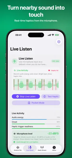 TactiBeat: Haptic Music screenshot 2