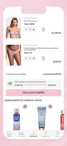 Victoria’s Secret México iPhone screenshot 5
