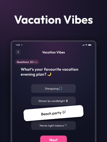 Long Distance Q&A - BondQ iPad screenshot