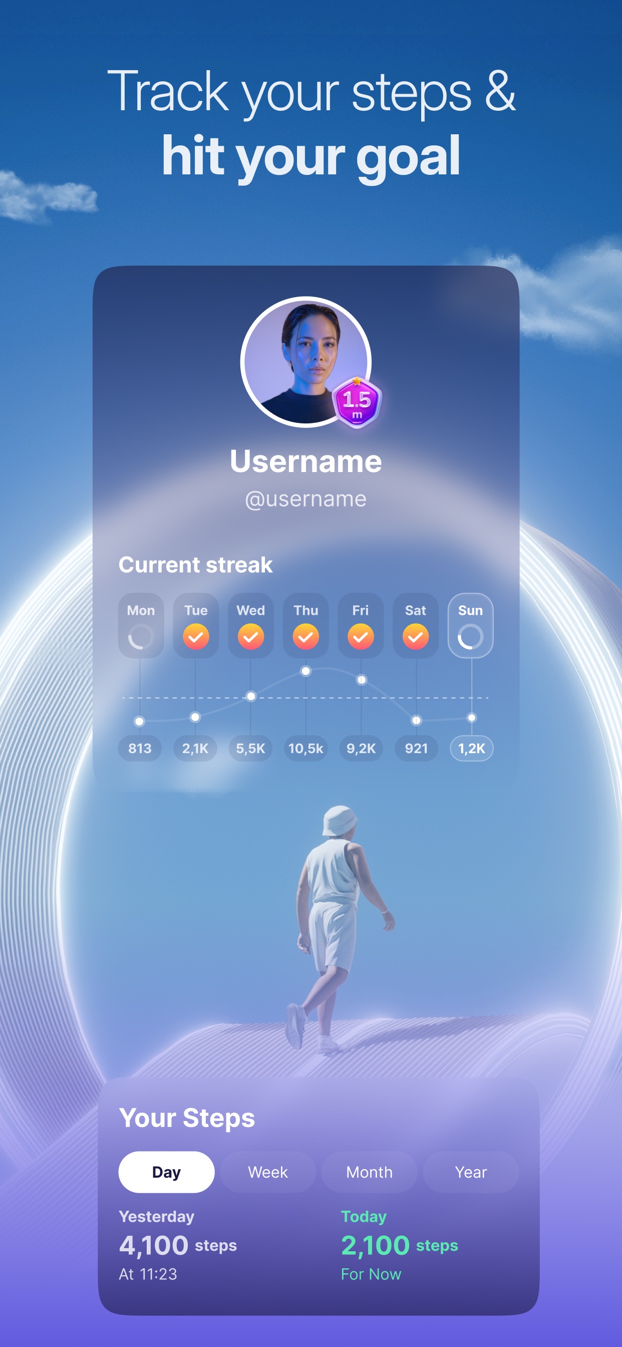 Screenshot 2 of Sweatcoin Walking Step Tracker