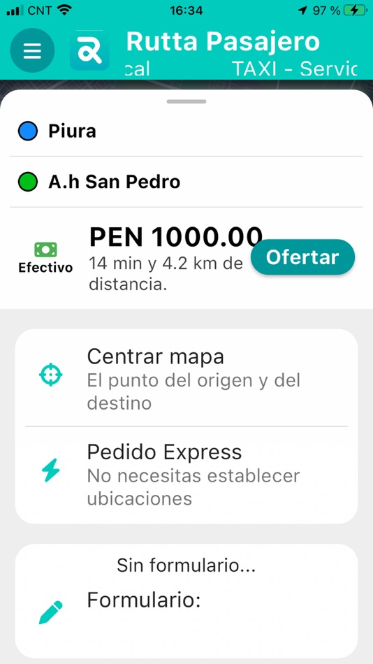 #3. Rutta Pasajero (iOS) Podle: Henry Oviedo