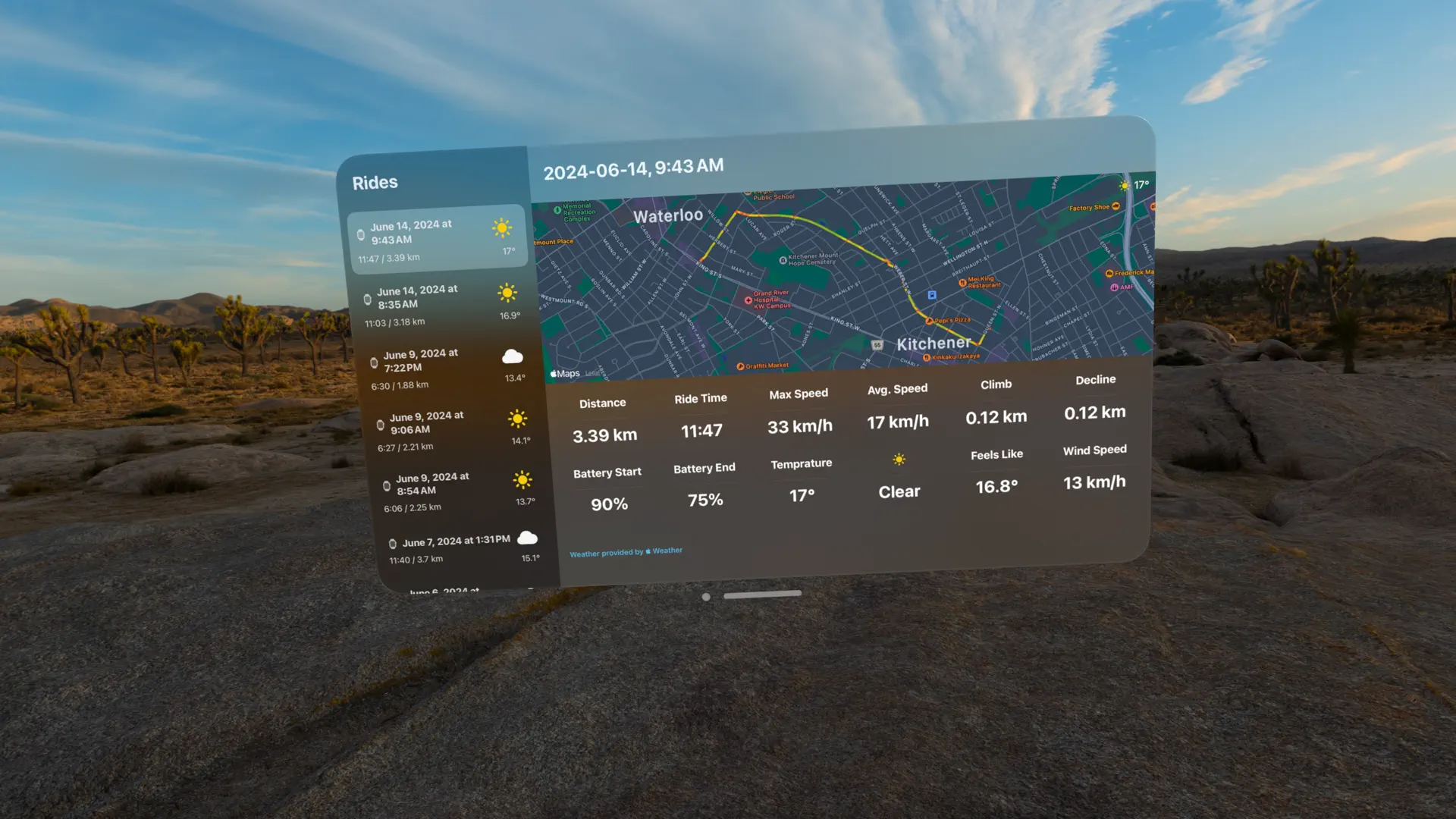 Backfire Tracker screenshot