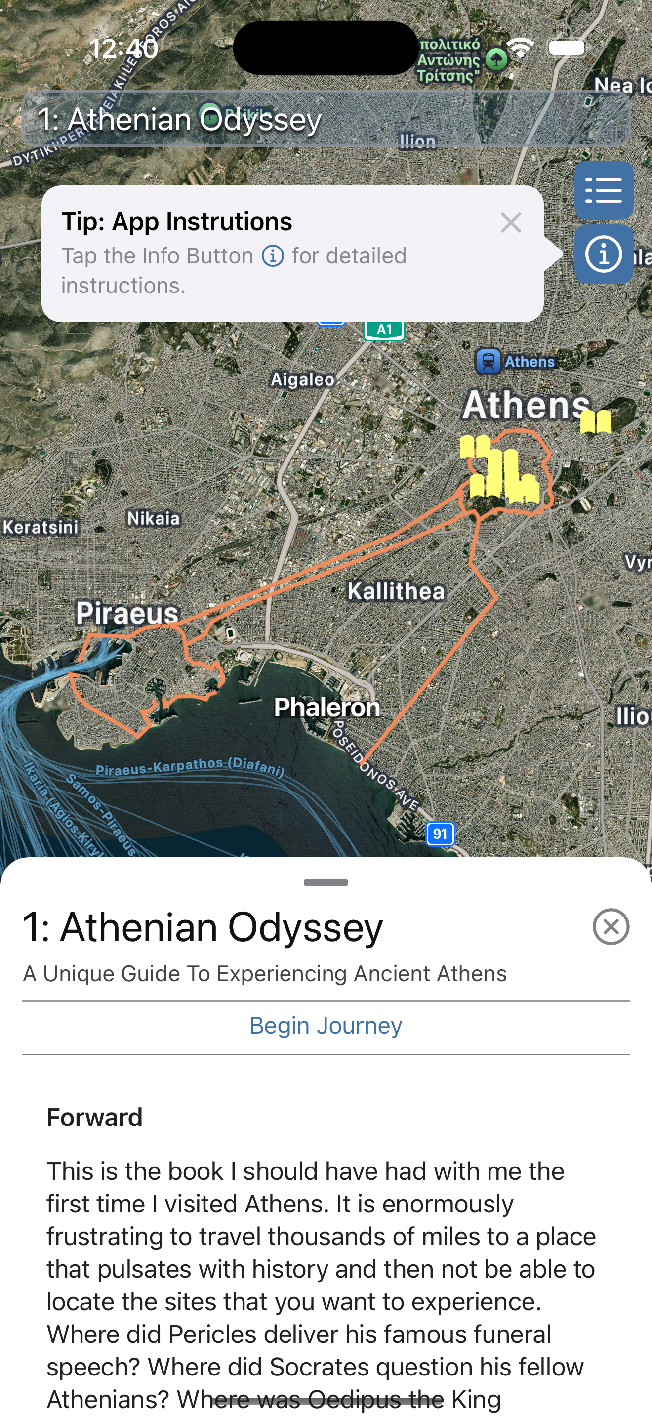 Athenian Odyssey: Athens Guide