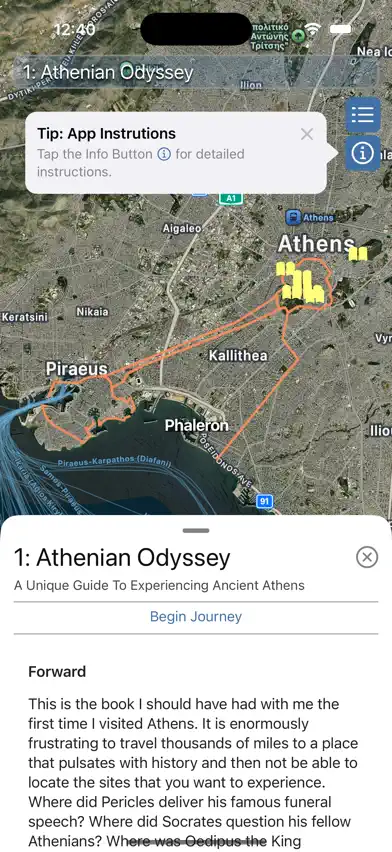 Athenian Odyssey: Athens Guide screenshot 1