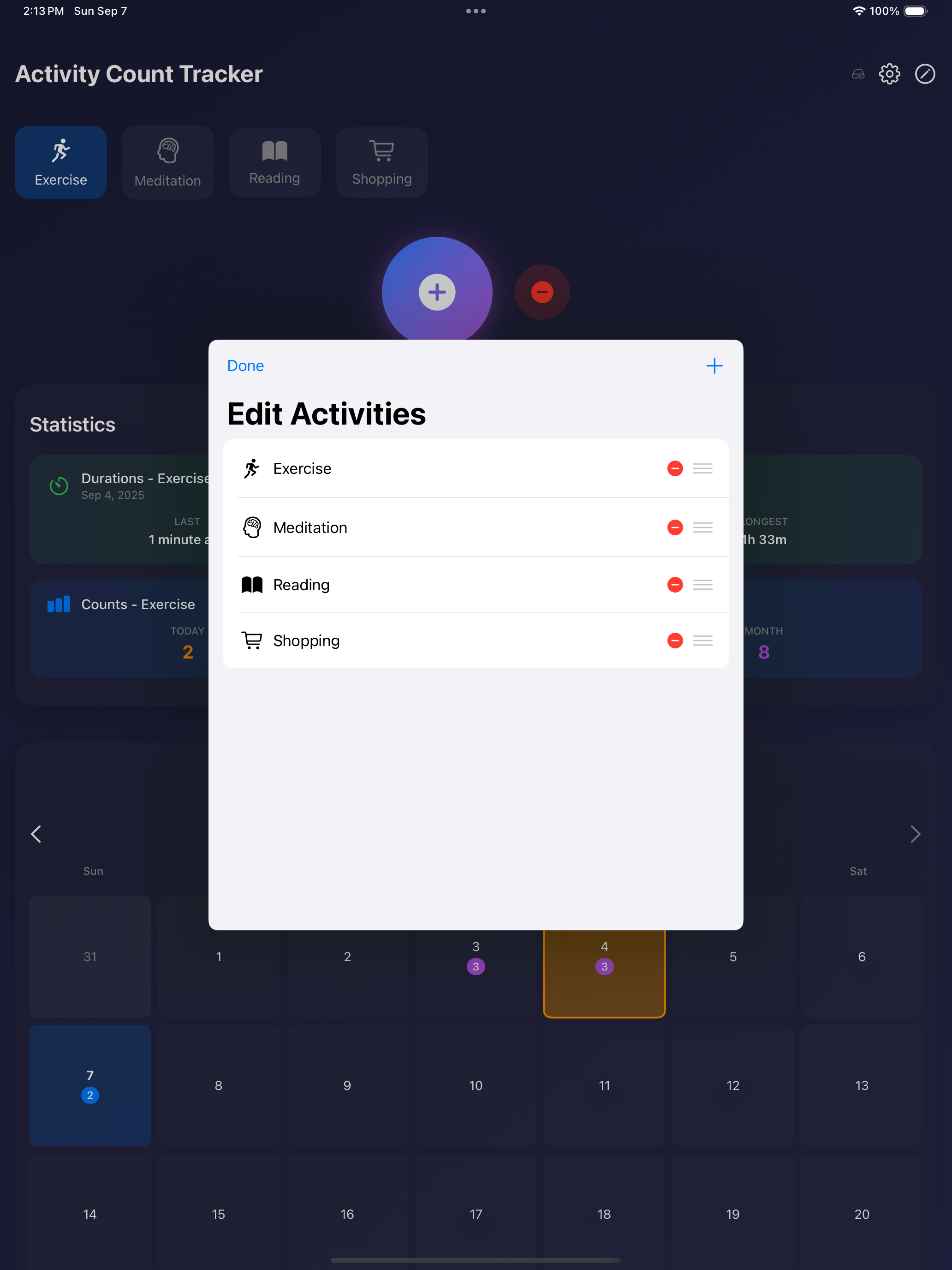Activity Count Tracker screenshot 7