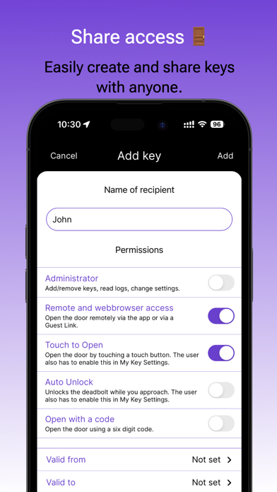 LOQED Smart Lock Screenshot