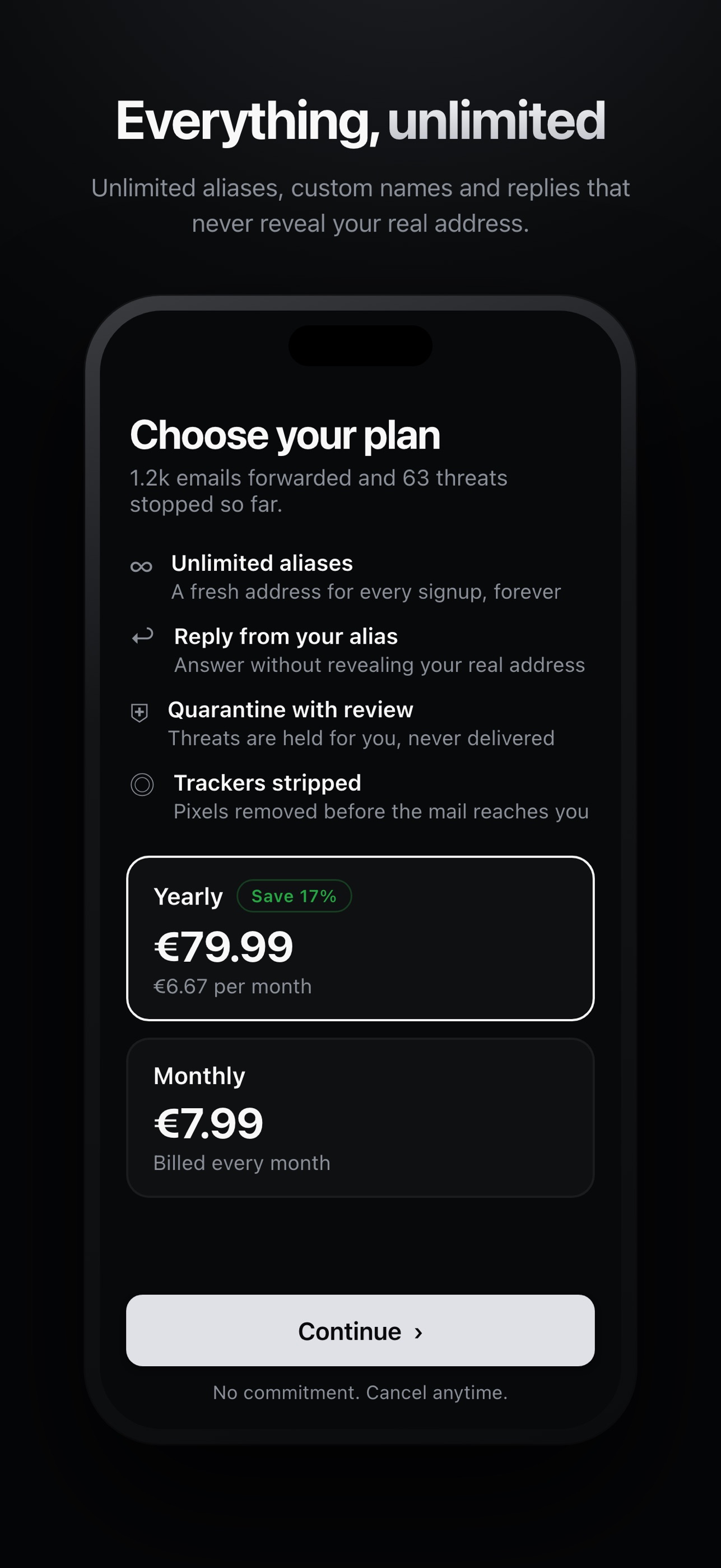 Screenshot 4 of Khos: Email Alias Privacy