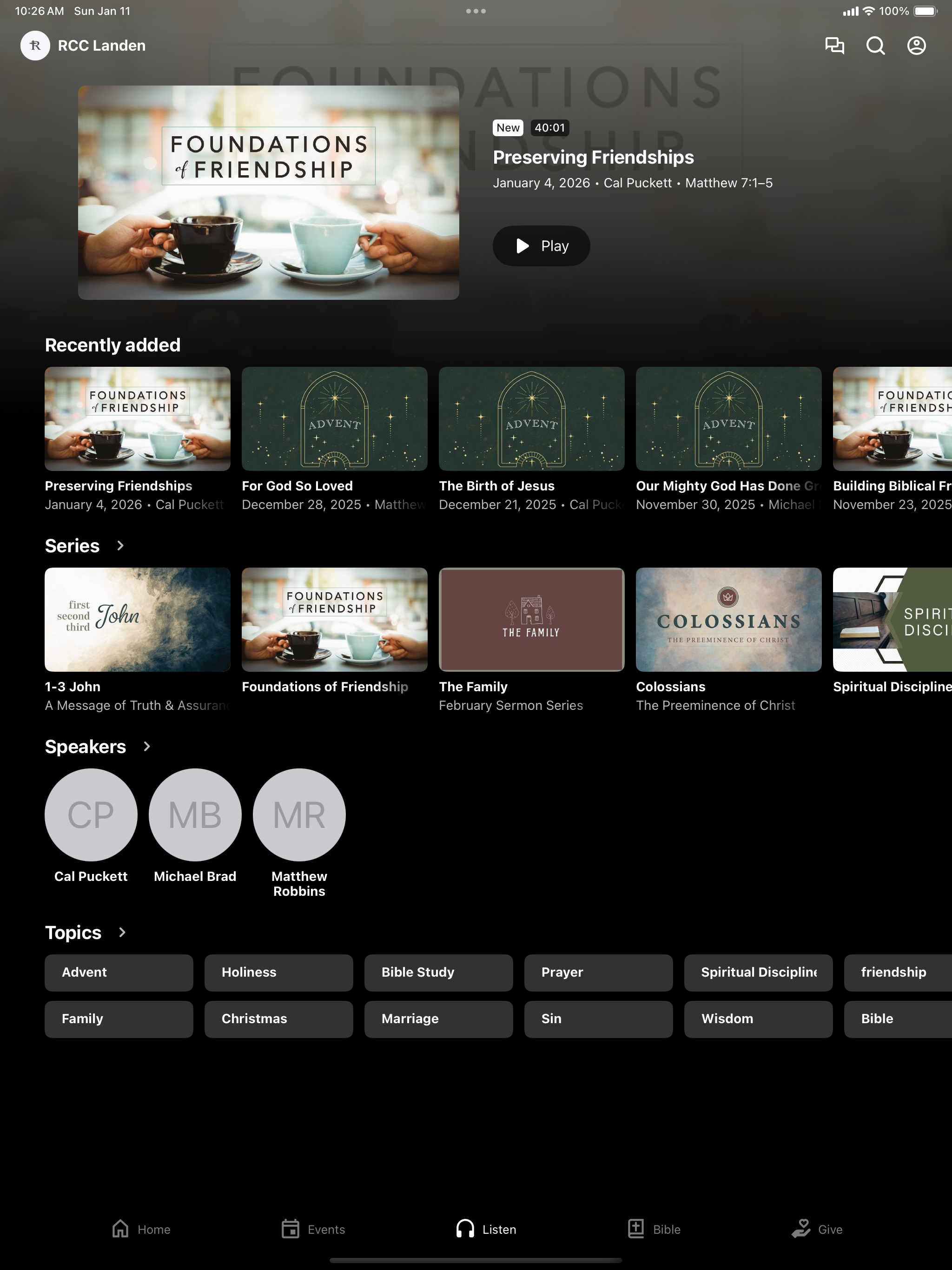 Redeemer Community Landen screenshot 6