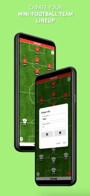 MF LineUp: MiniFootball LineUp screenshot 1